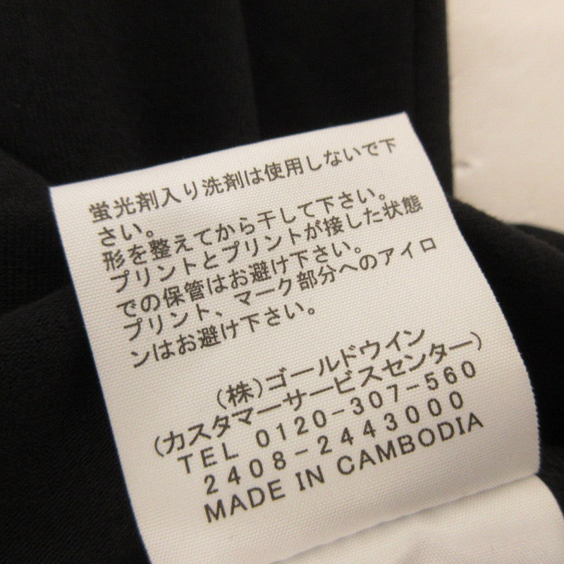 【中古】THE NORTH FACE | ザ・ノースフェイス S/S ES 66 Logo Wide Tee 半袖Tシャツ NT32597 ブラック サイズ:L