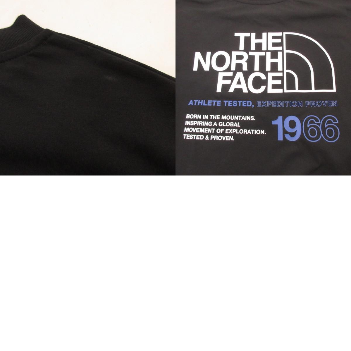 【中古】THE NORTH FACE | ザ・ノースフェイス S/S ES 66 Logo Wide Tee 半袖Tシャツ NT32597 ブラック サイズ:L