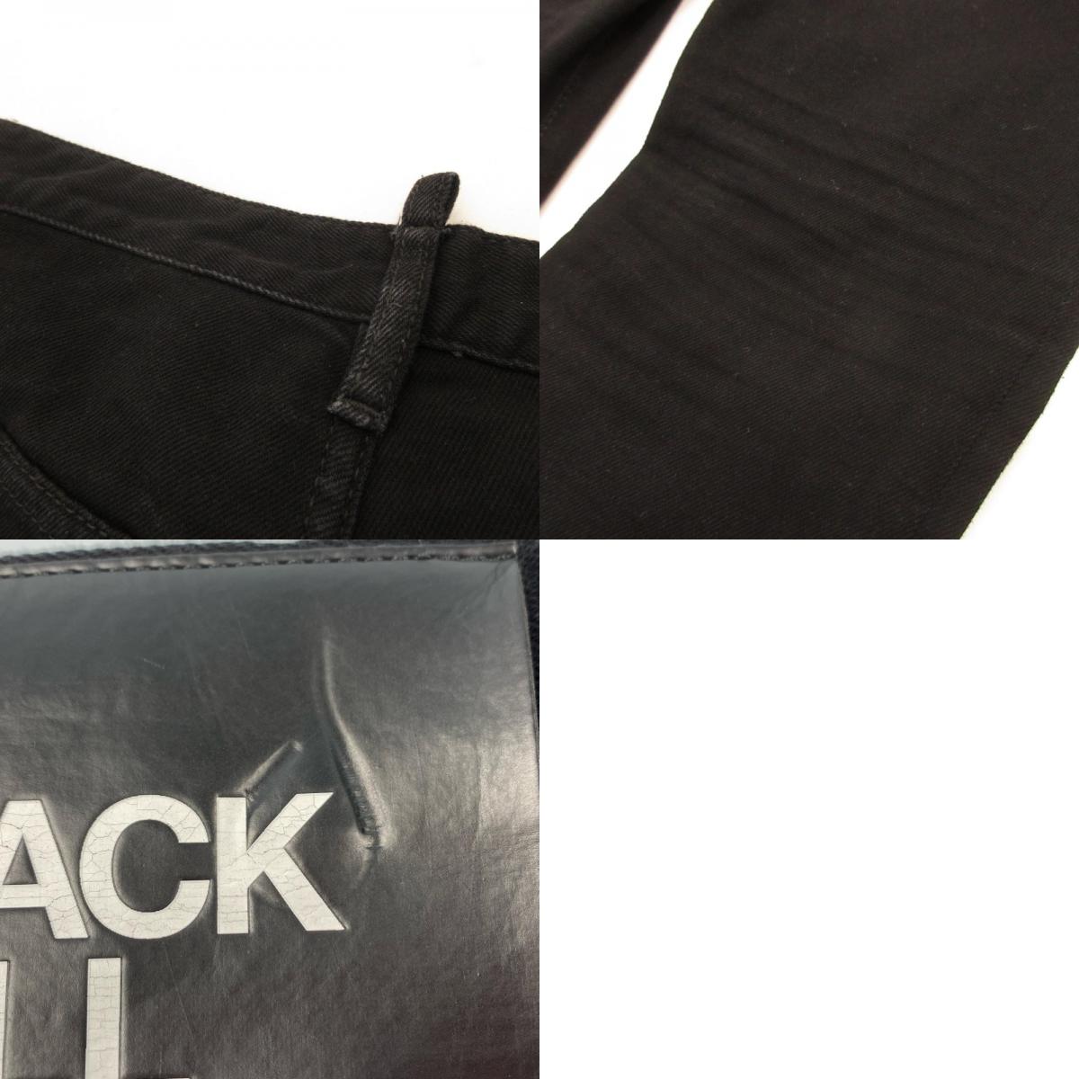 DSQUARED2 | ディースクエアード BLACK BULL SKATER JEAN デニムパンツ S74LB1427 国内正規品 ブラック サイズ:48