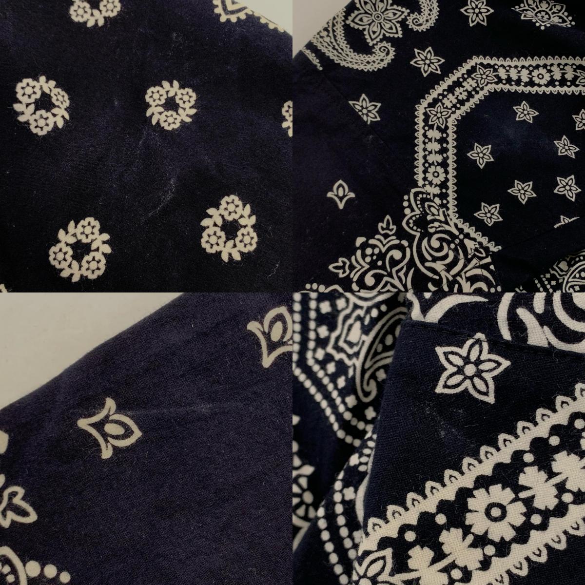 【中古】MIYAGIHIDETAKA | ミヤギヒデタカ LS BANDANA SHIRT 長袖シャツ ブラック サイズ:2