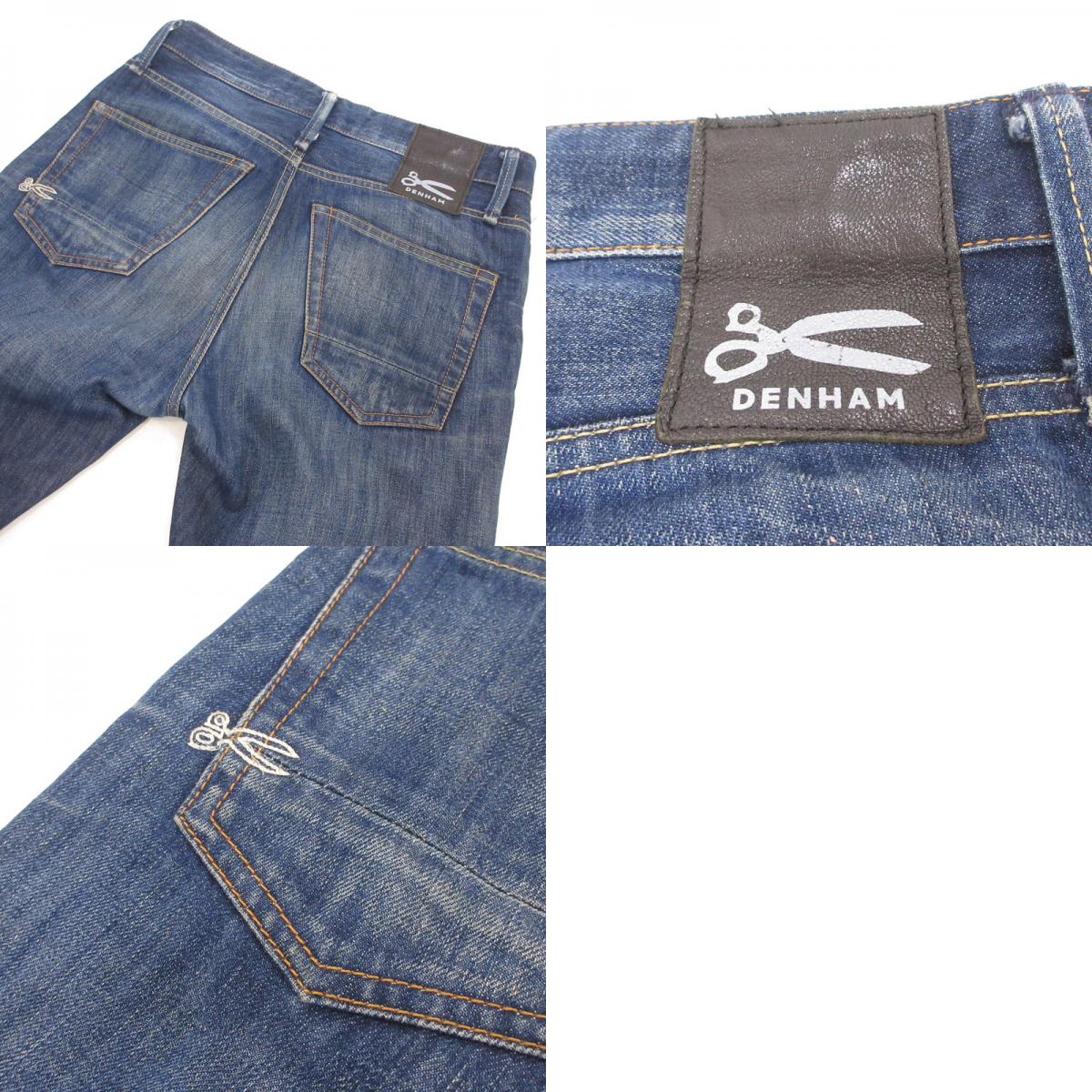 【中古】DENHAM | デンハム RAZOR SLIM FIT デニムパンツ 01-13-11-11-010 ブルー サイズ:27