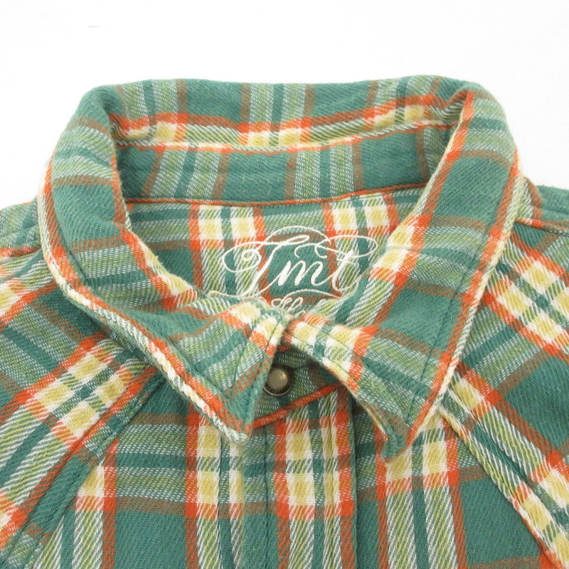 【中古】TMT | ティーエムティー W-GAZE CHECK SHIRTS 長袖シャツ TSH-F1102AX サイズ:L