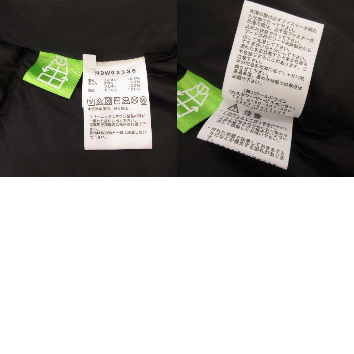 【中古】THE NORTH FACE | ザ・ノースフェイス NUPTSE VEST ダウンベスト NDW92338 ブラック サイズ:M