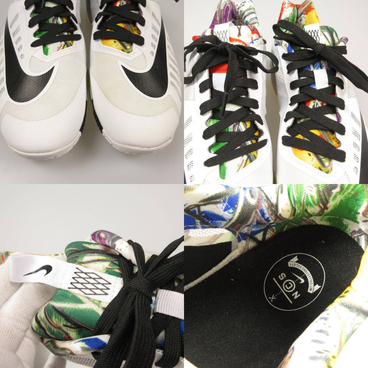 【中古】NIKE | ナイキ Hyperlive NCS スニーカー 820230-106 ホワイト 31cm