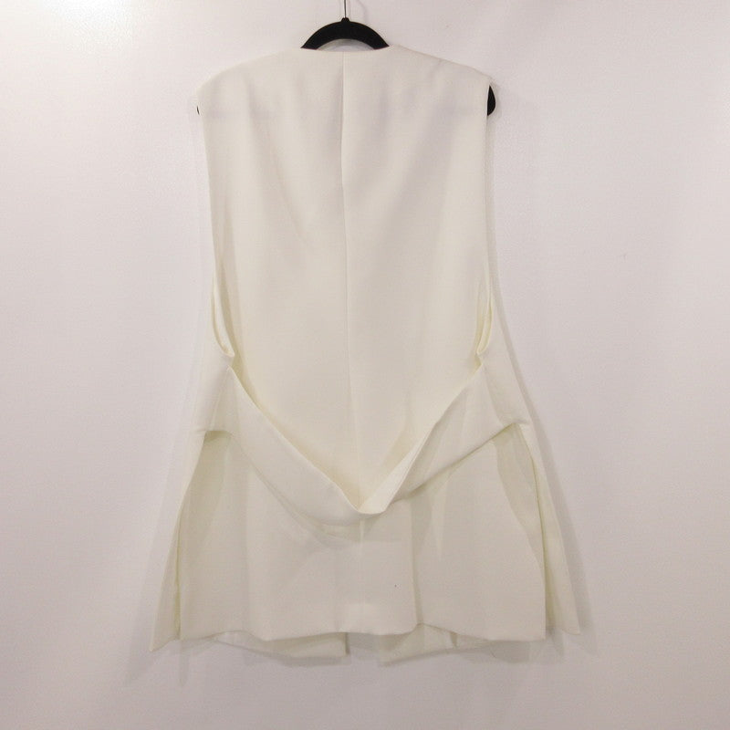 【中古】ZARA | ザラ ベスト 2676/888 ホワイト サイズ:L