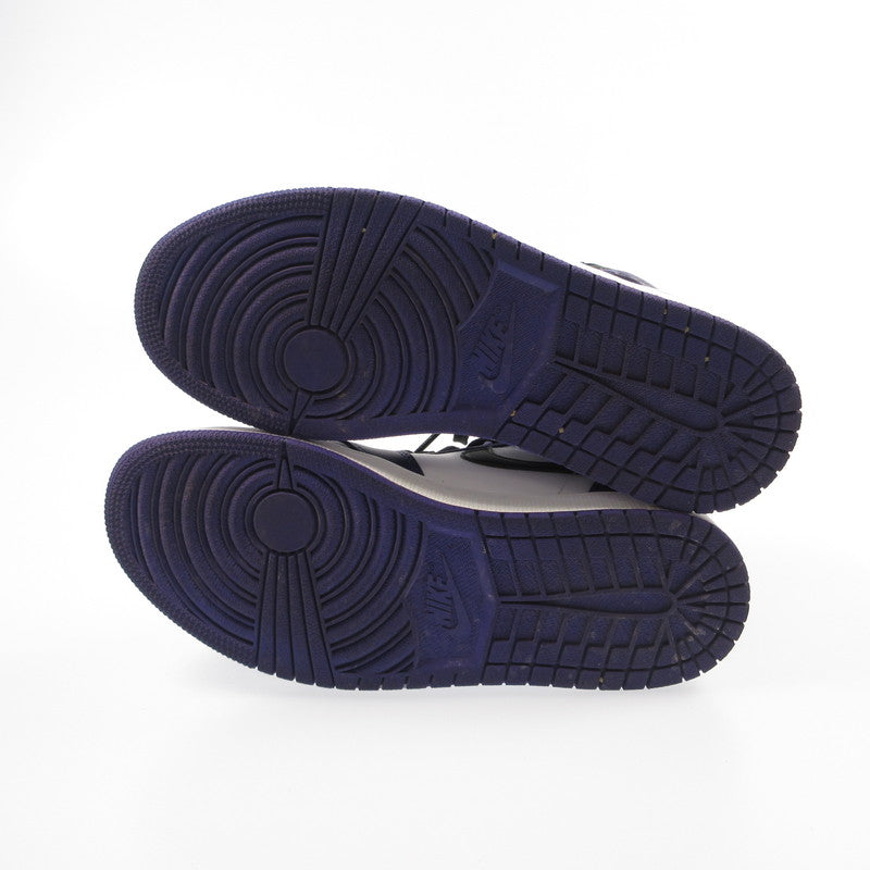 【中古】NIKE | ナイキ AIR JORDAN RETRO 1 HIGH OG COURT PURPLE スニーカー 555088-500 パープル 26.5cm