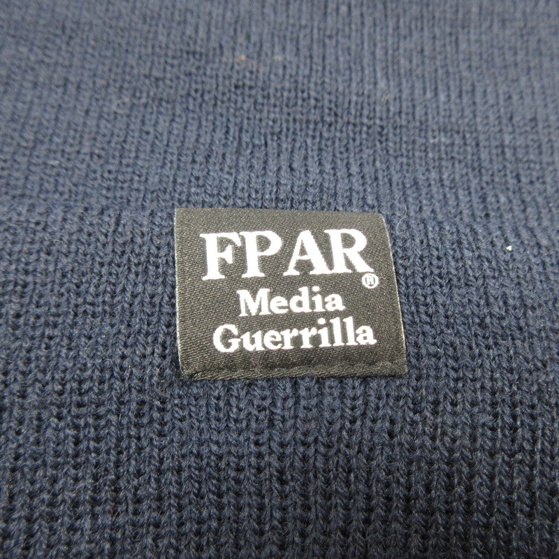 【中古】FPAR | フォーティーパーセントアゲインストライツ ニットキャップ ネイビー