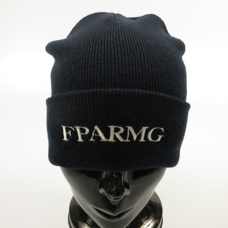 【中古】FPAR | フォーティーパーセントアゲインストライツ ニットキャップ ネイビー