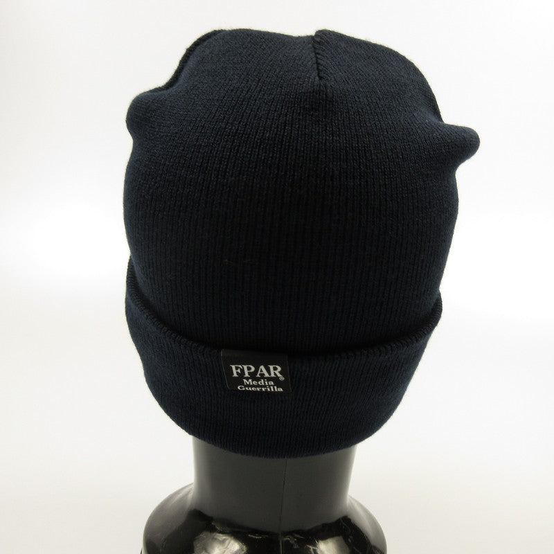 【中古】FPAR | フォーティーパーセントアゲインストライツ ニットキャップ ネイビー