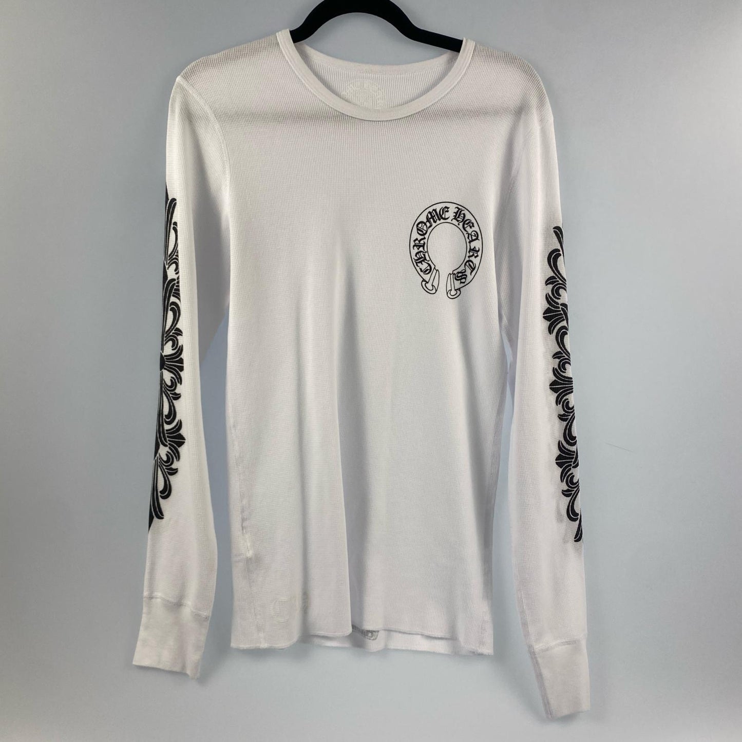【中古】CHROME HEARTS | クロムハーツ THERMAL L/S TEE 長袖Tシャツ ホワイト サイズ:L