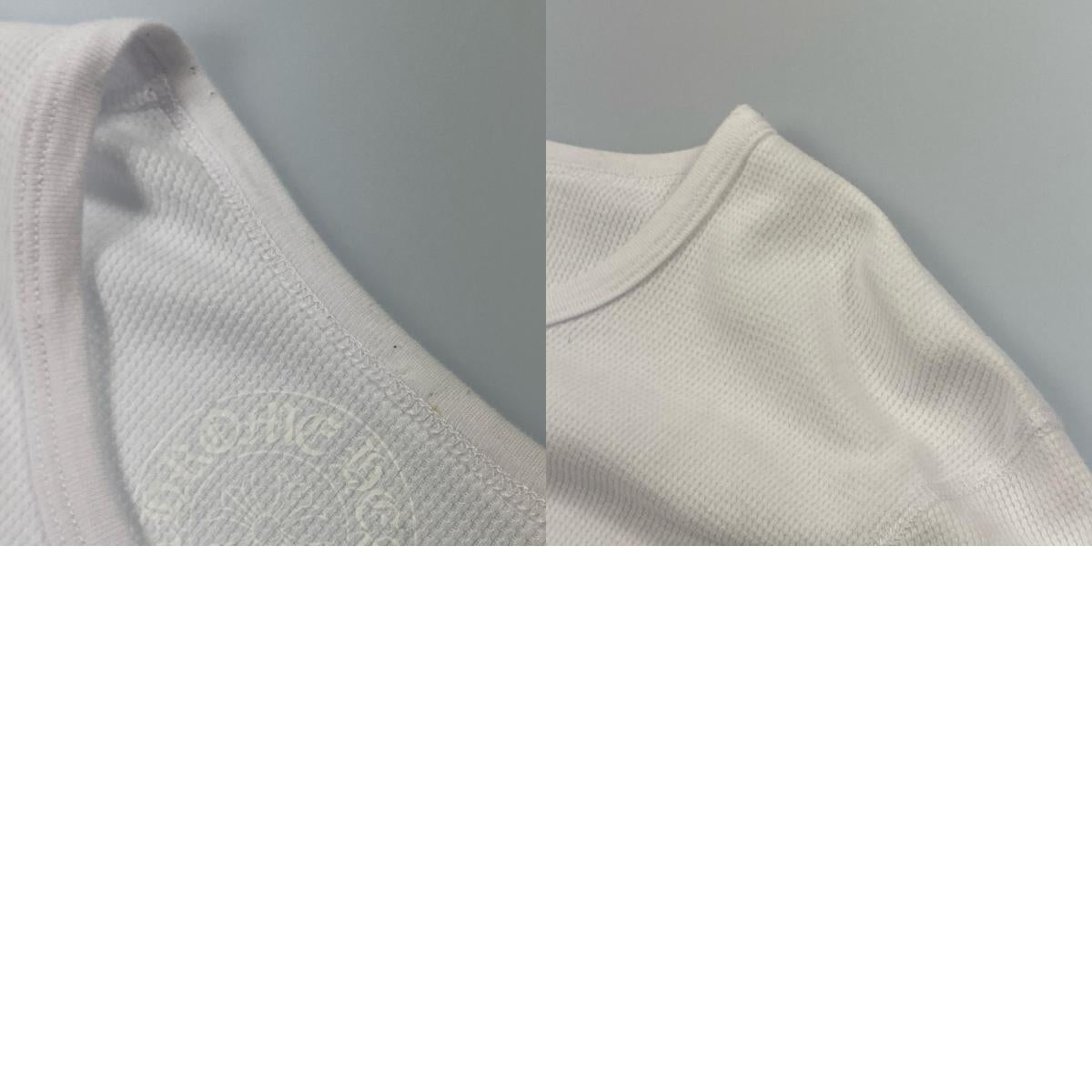 【中古】CHROME HEARTS | クロムハーツ THERMAL L/S TEE 長袖Tシャツ ホワイト サイズ:L