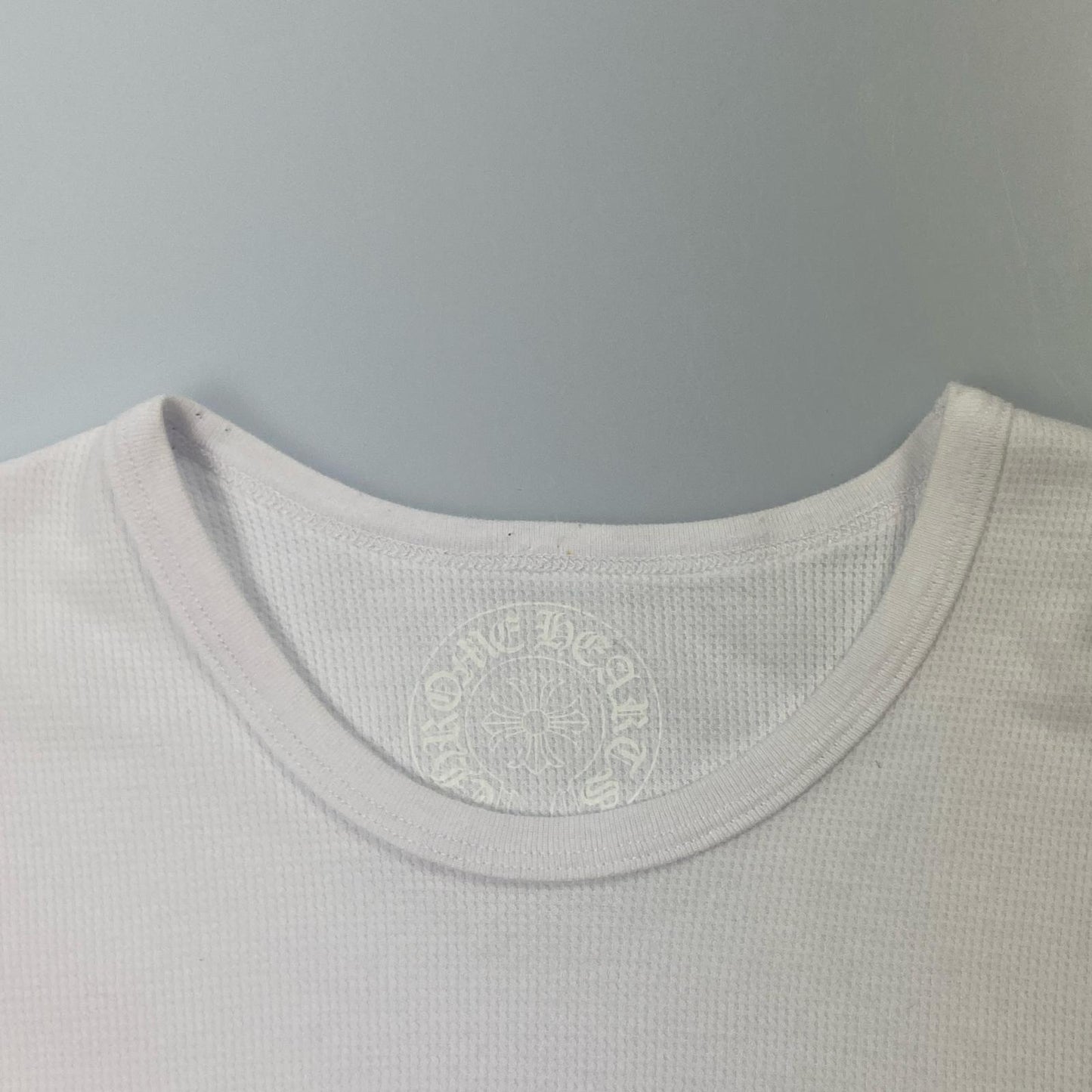 【中古】CHROME HEARTS | クロムハーツ THERMAL L/S TEE 長袖Tシャツ ホワイト サイズ:L