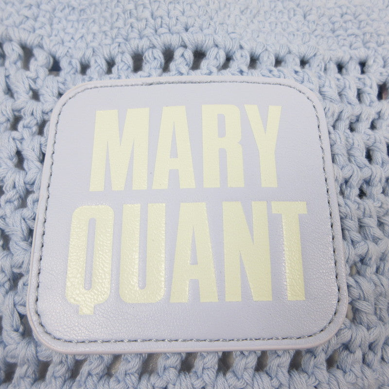 【中古】MARY QUANT | マリークヮント クロシェ風ロゴバッグ その他バッグ 002521900401-01 ライトブルー