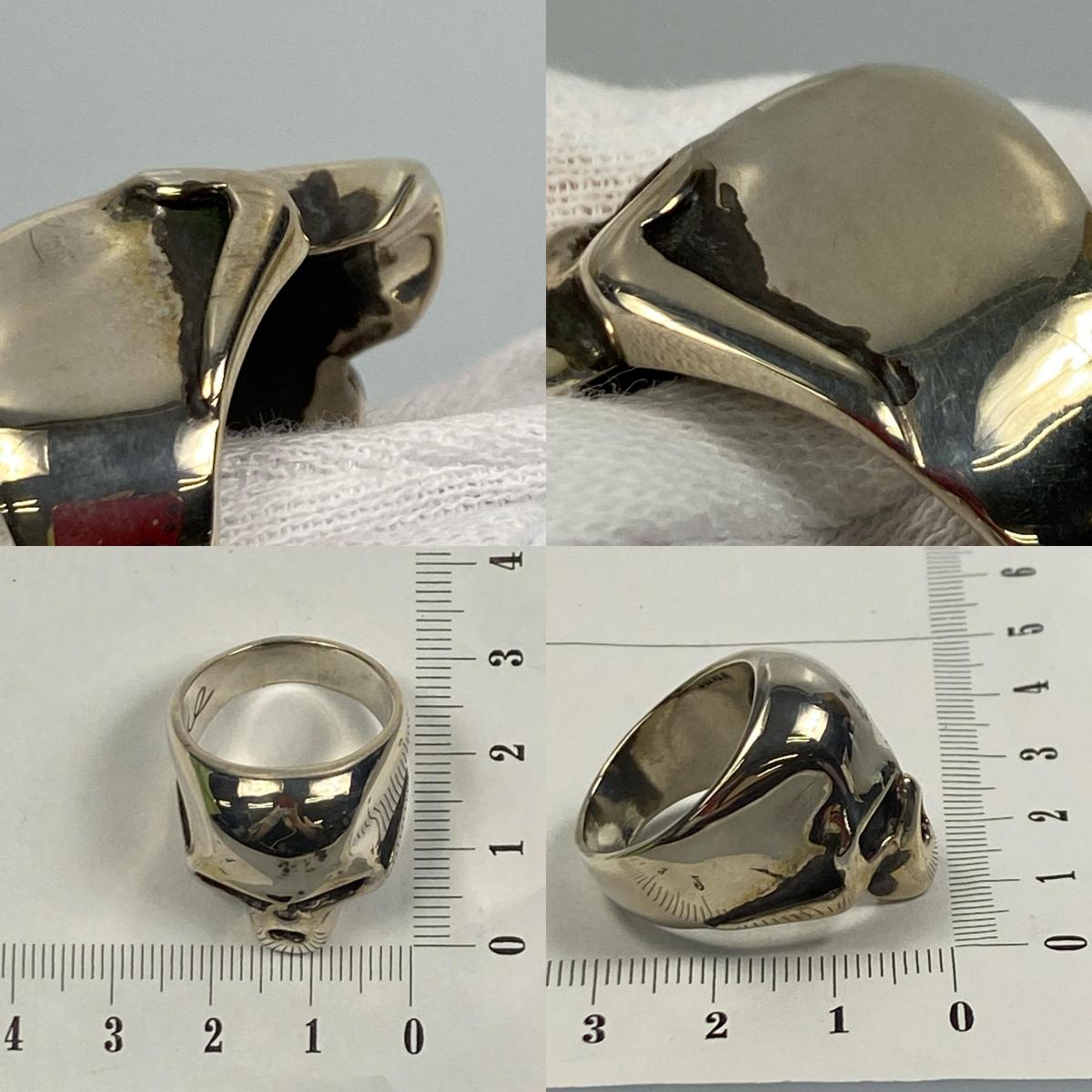 【中古】 Keith Skull Ring リング・指輪