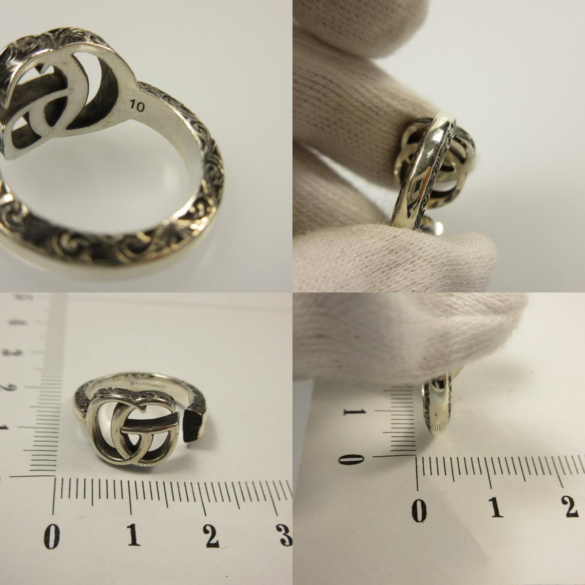 【中古】GUCCI | グッチ ダブルGキーモチーフ リング・指輪 627760