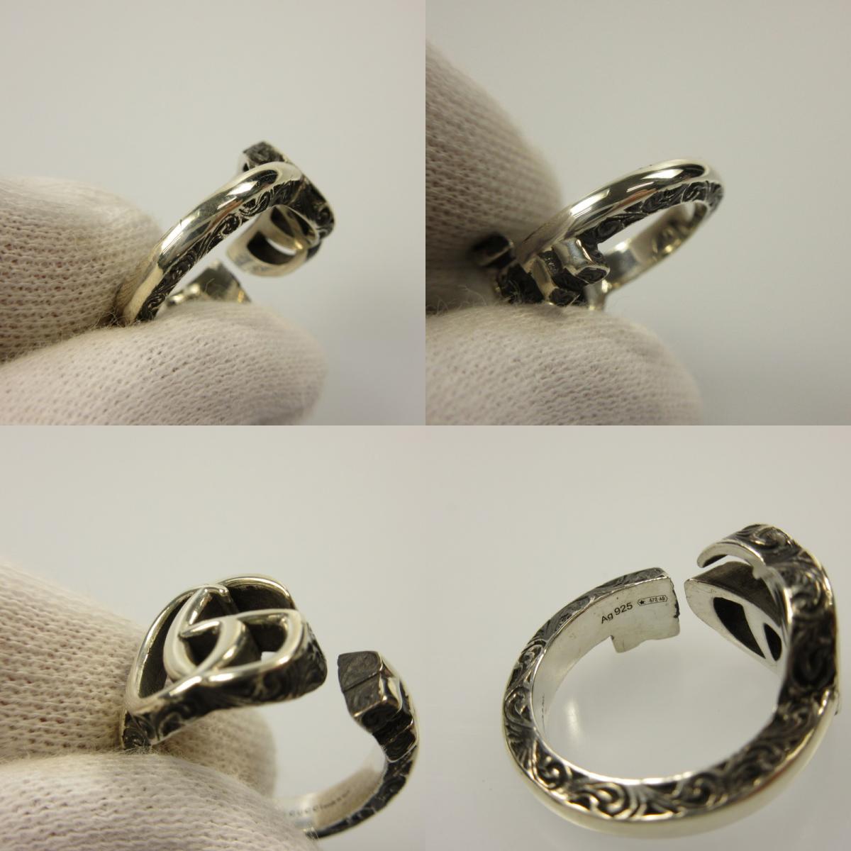 【中古】GUCCI | グッチ ダブルGキーモチーフ リング・指輪 627760