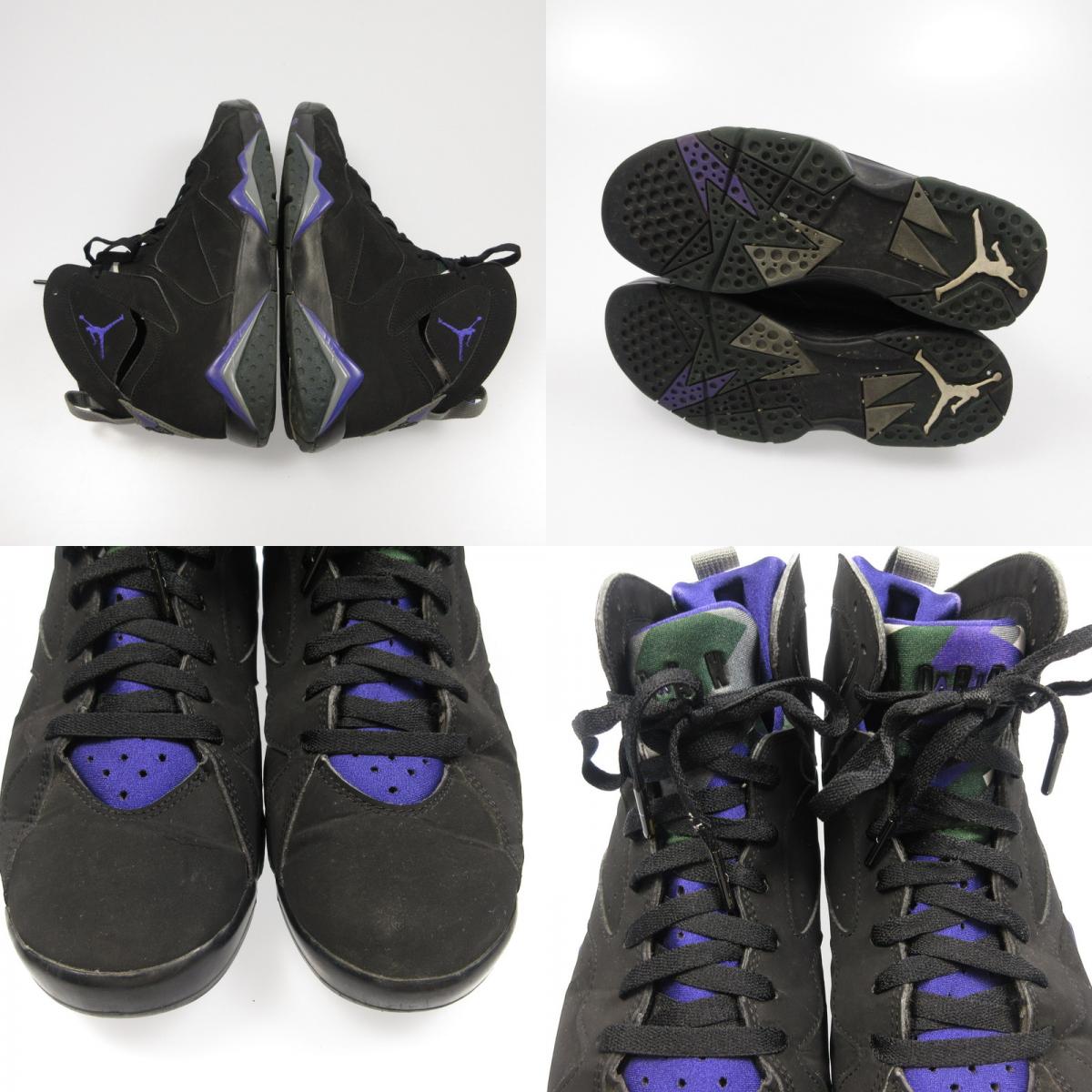 【中古】NIKE | ナイキ AIR JORDAN 7 RETRO RAY ALLEN スニーカー 304775-053 2019S/S ブラック 28cm