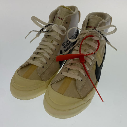 【中古】NIKE | ナイキ THE 10 BLAZER MID スニーカー AA3832-100 サイズ:25.5cm アイボリー 25.5cm