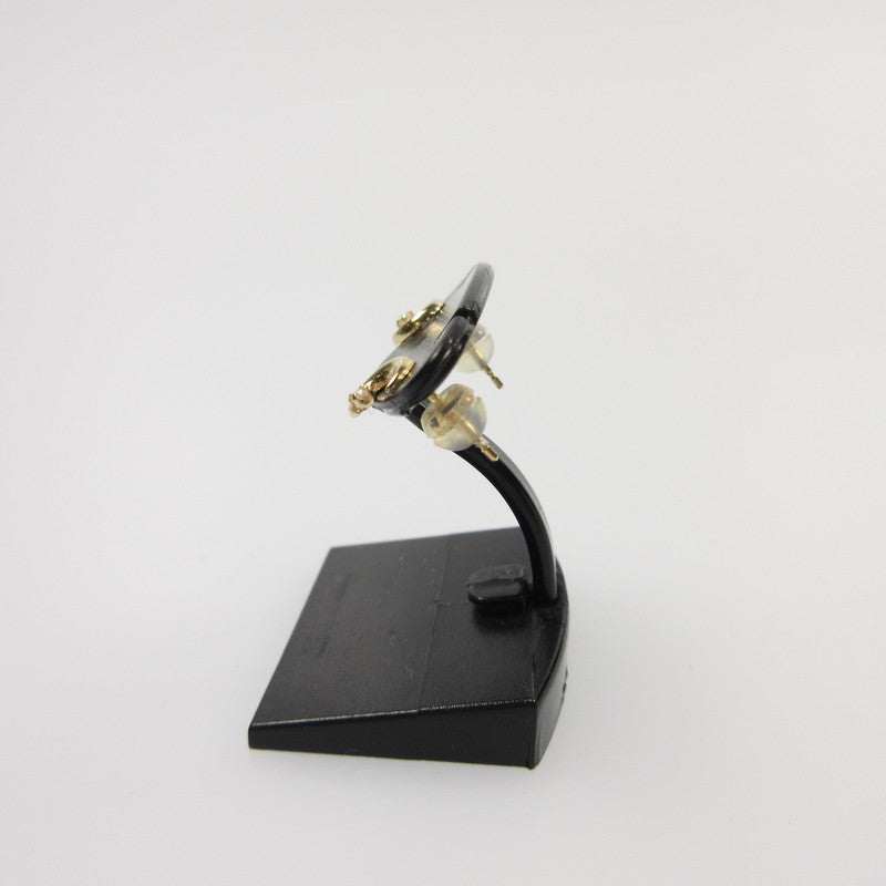 【中古】canal4℃ | カナルヨンドシー 月モチーフ ピアス 151636153010 K10 ゴールド