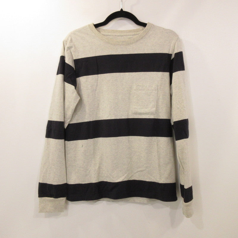 【中古】SATURDAYS NYC | サタデーズ サタデイズ JAMES LONG SLEEVE BLOCK STRIPE TEE 長袖Tシャツ BBM-6402-B サイズ:M