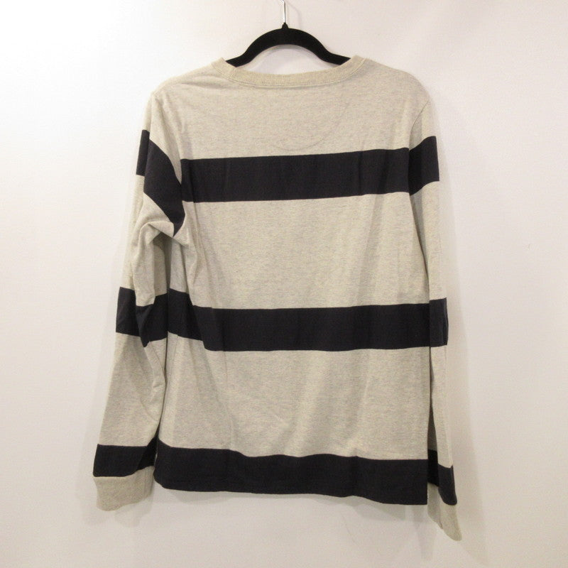 【中古】SATURDAYS NYC | サタデーズ サタデイズ JAMES LONG SLEEVE BLOCK STRIPE TEE 長袖Tシャツ BBM-6402-B サイズ:M