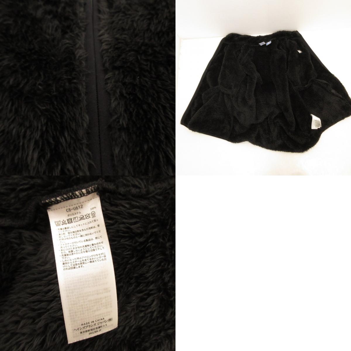 【中古】UNDEFEATED | アンディフィーテッド SHERPA JACKET その他トップス C8-U612 ブラック サイズ:L