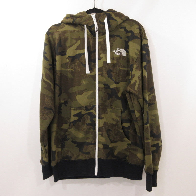 【中古】THE NORTH FACE | ザ・ノースフェイス Novelty Rearview Full Zip Hoodie パーカー NT62131 カモ サイズ:M