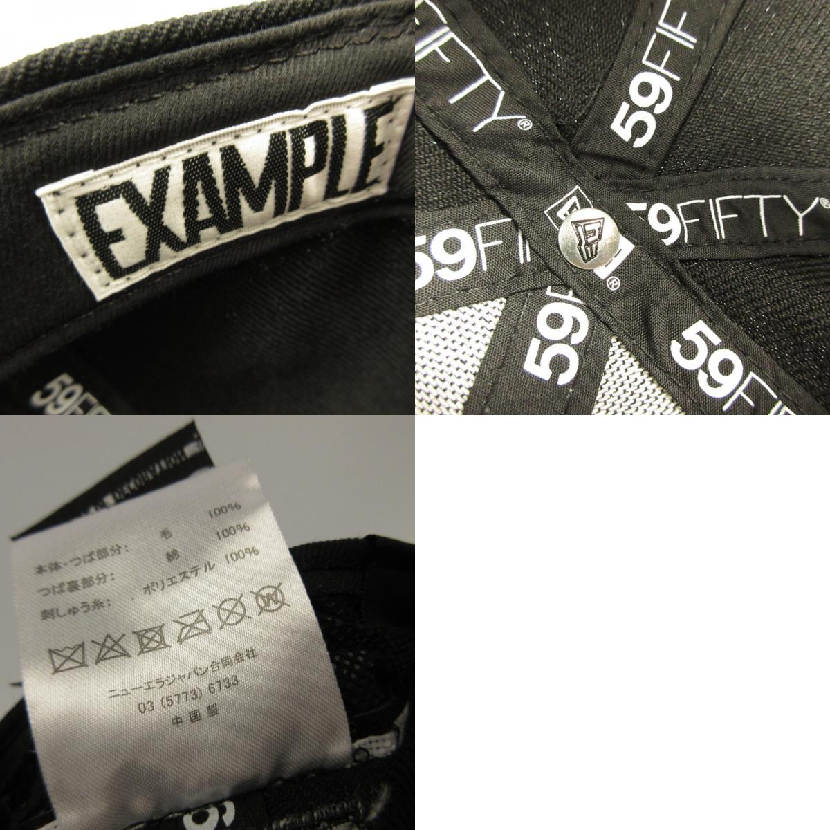 【中古】EXAMPLE | イグザンプル キャップ 7872974251 ブラック