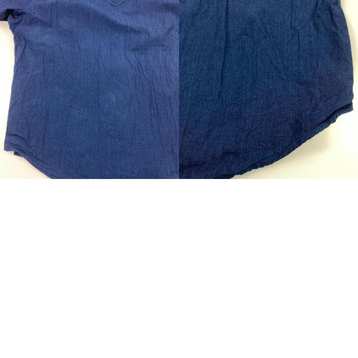 【中古】 Icirian Western Shirt 長袖シャツ T24SS-SH08 年式:2024S/S ネイビー サイズ:3