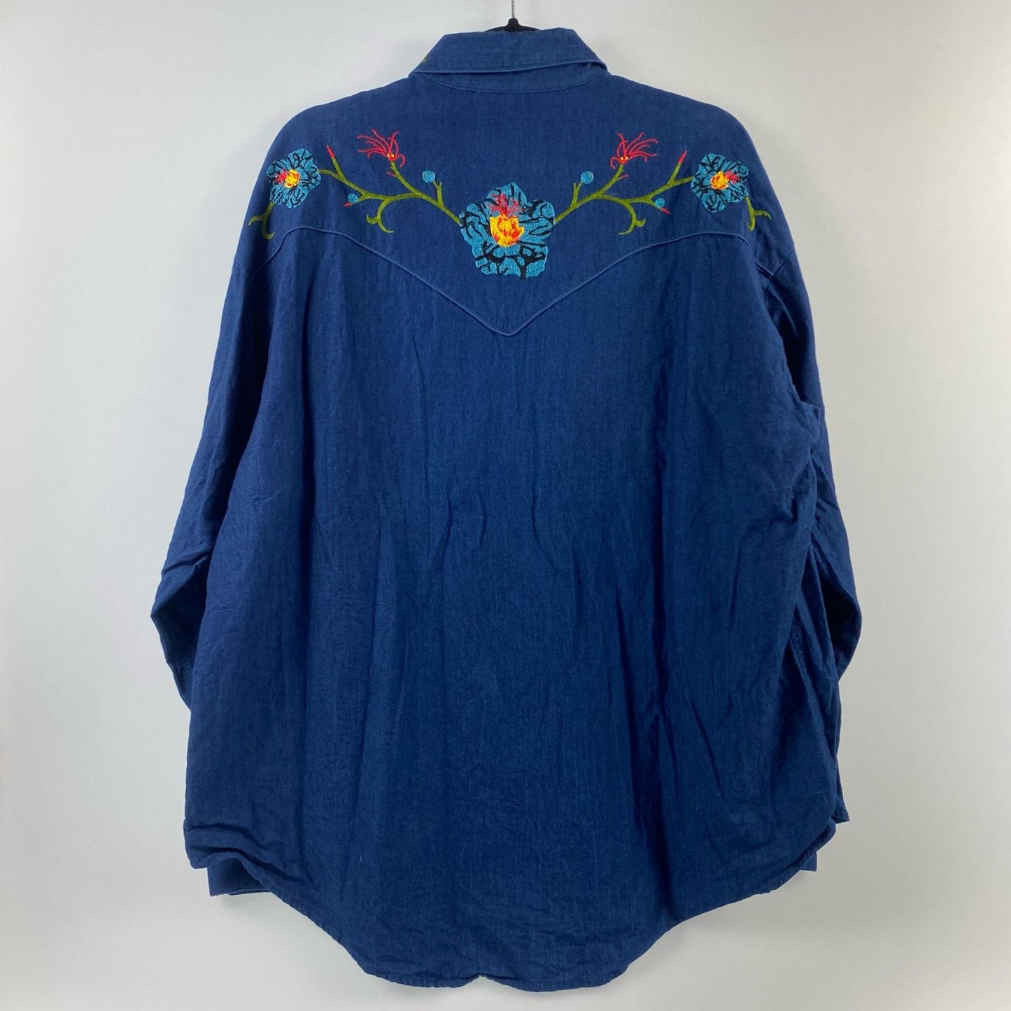 【中古】 Icirian Western Shirt 長袖シャツ T24SS-SH08 年式:2024S/S ネイビー サイズ:3