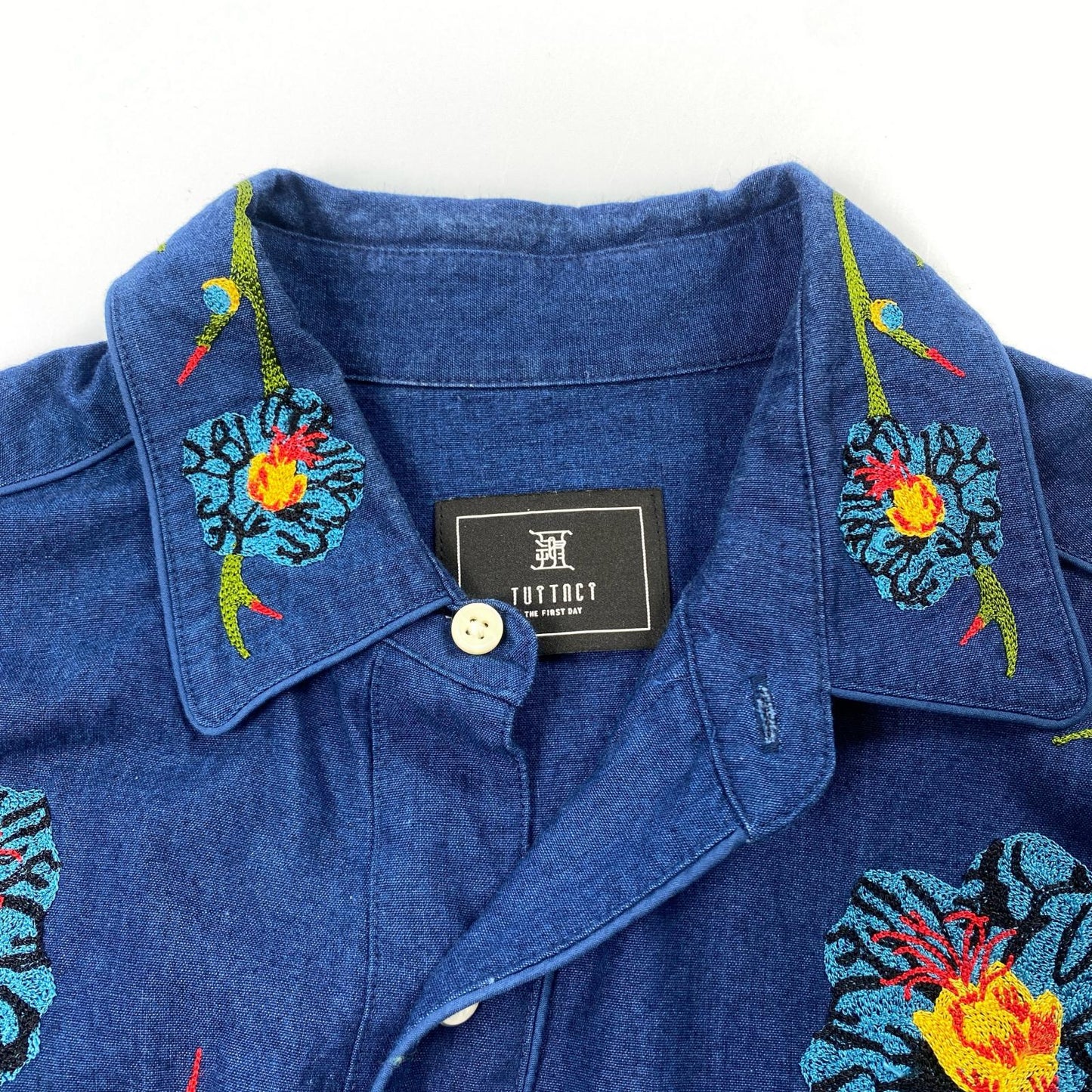 【中古】 Icirian Western Shirt 長袖シャツ T24SS-SH08 年式:2024S/S ネイビー サイズ:3