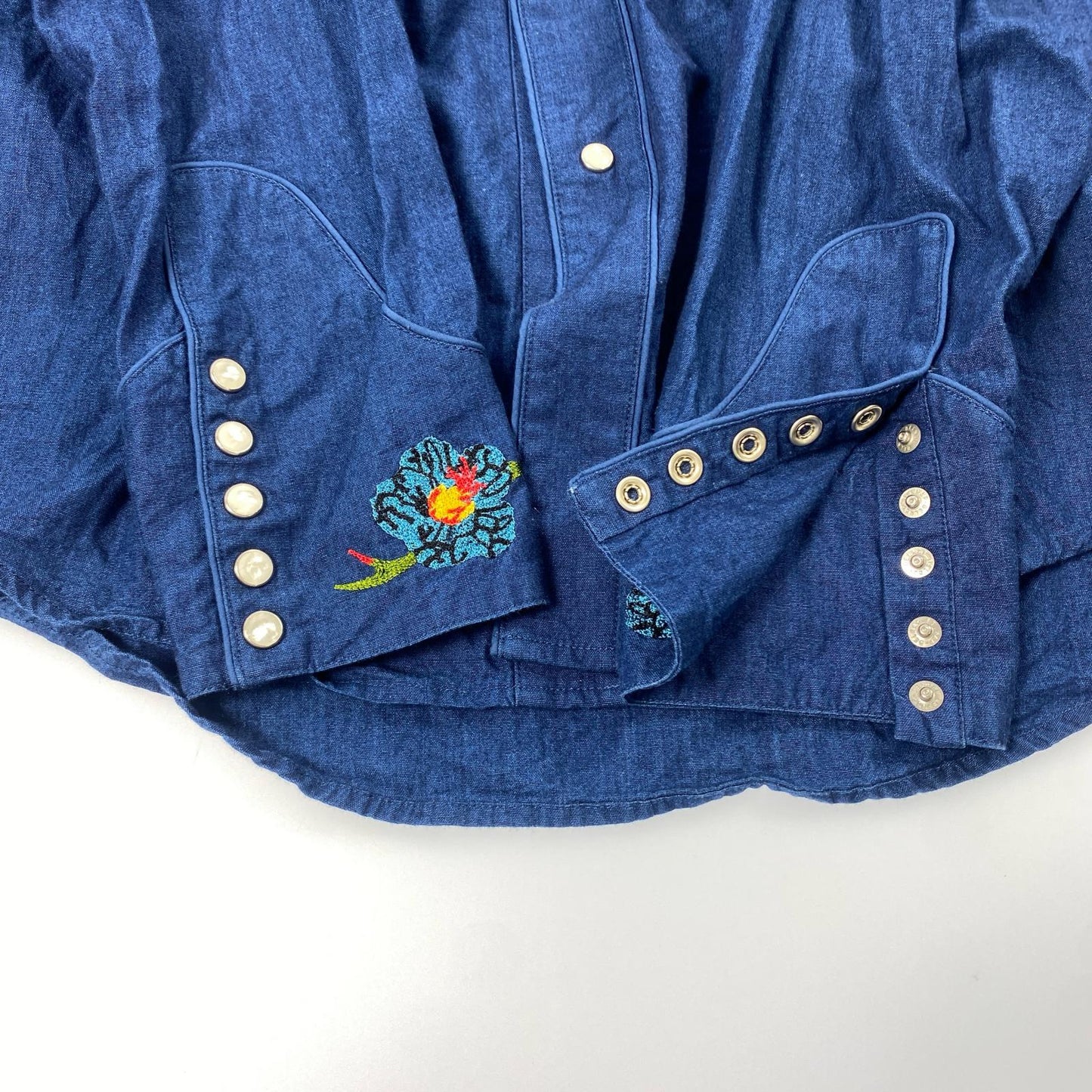 【中古】 Icirian Western Shirt 長袖シャツ T24SS-SH08 年式:2024S/S ネイビー サイズ:3