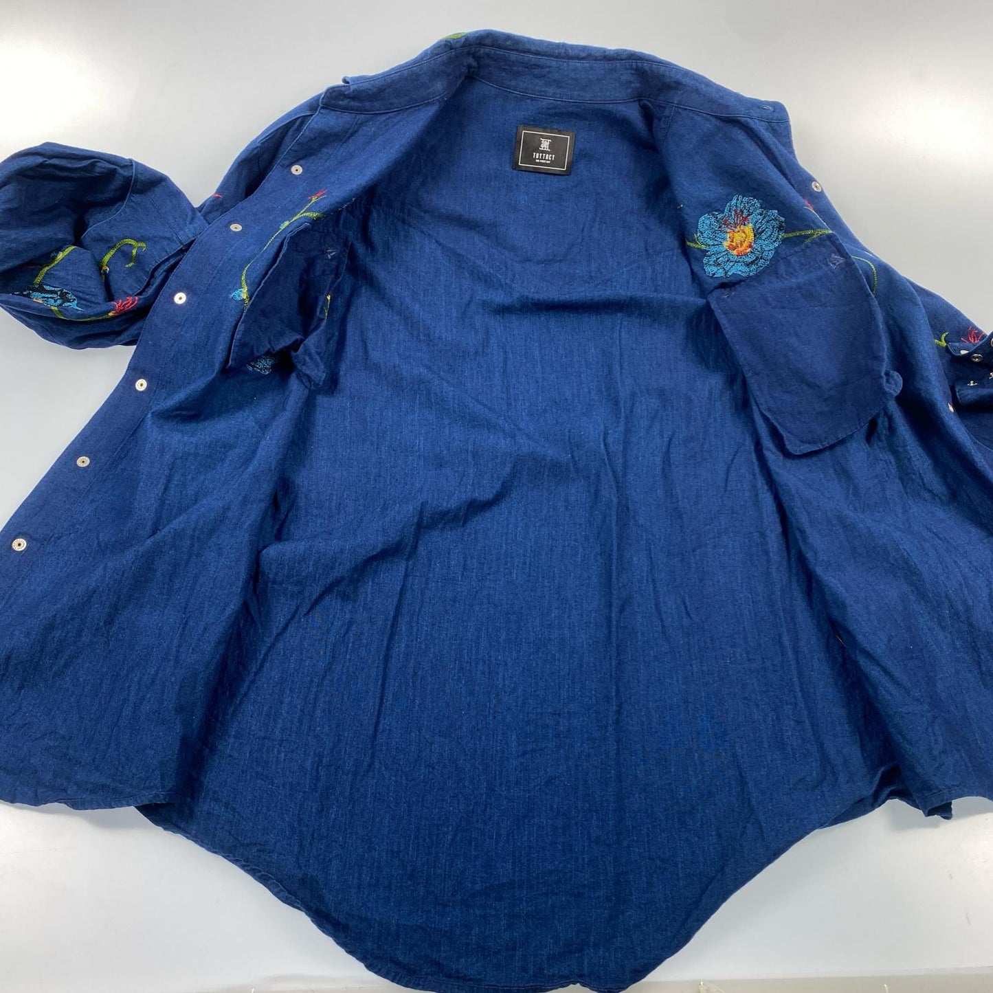 【中古】 Icirian Western Shirt 長袖シャツ T24SS-SH08 年式:2024S/S ネイビー サイズ:3