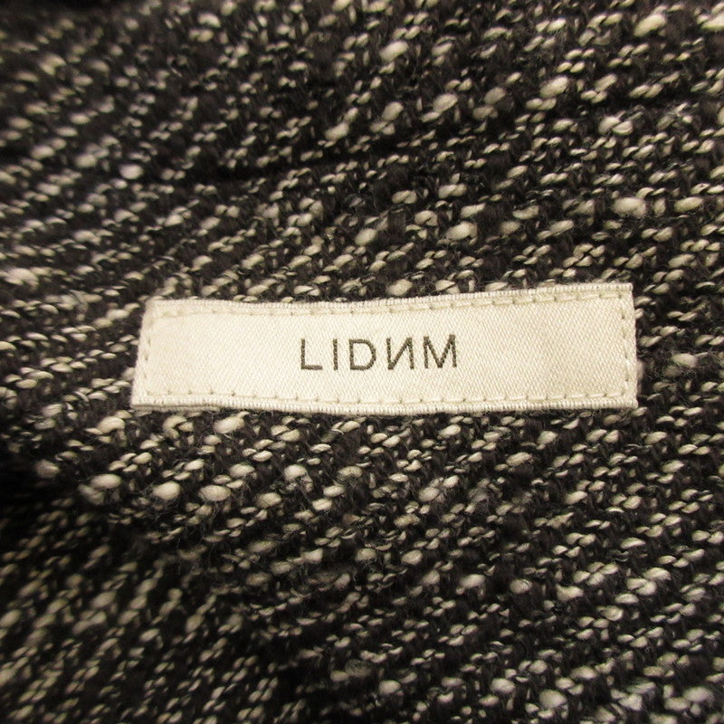 【中古】LIDNM | リドム TWEED LARGE NEWSPAPER BAG ショルダーバッグ lm23ss15501 グレー