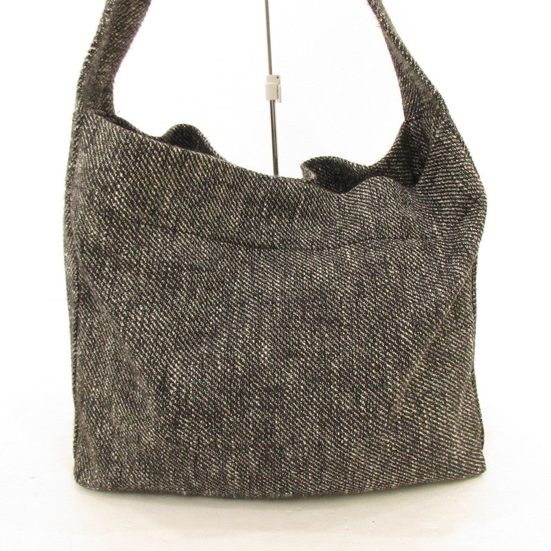 【中古】LIDNM | リドム TWEED LARGE NEWSPAPER BAG ショルダーバッグ lm23ss15501 グレー
