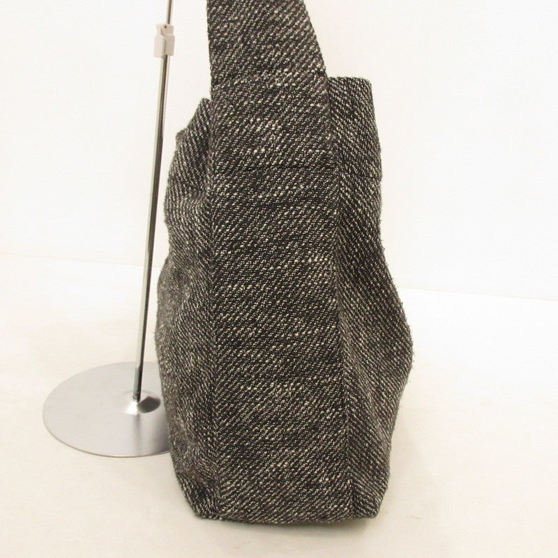 【中古】LIDNM | リドム TWEED LARGE NEWSPAPER BAG ショルダーバッグ lm23ss15501 グレー