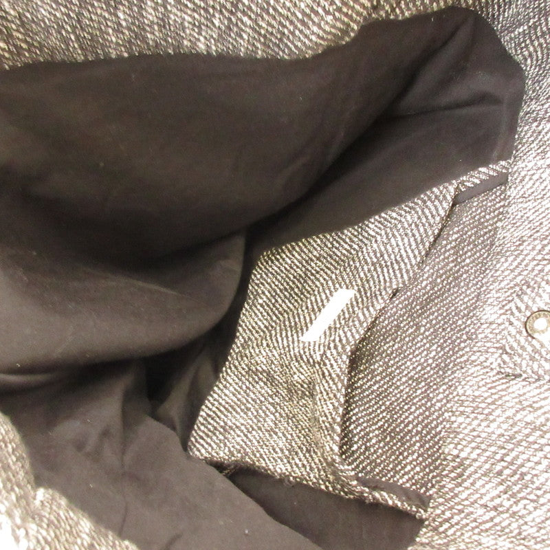 【中古】LIDNM | リドム TWEED LARGE NEWSPAPER BAG ショルダーバッグ lm23ss15501 グレー