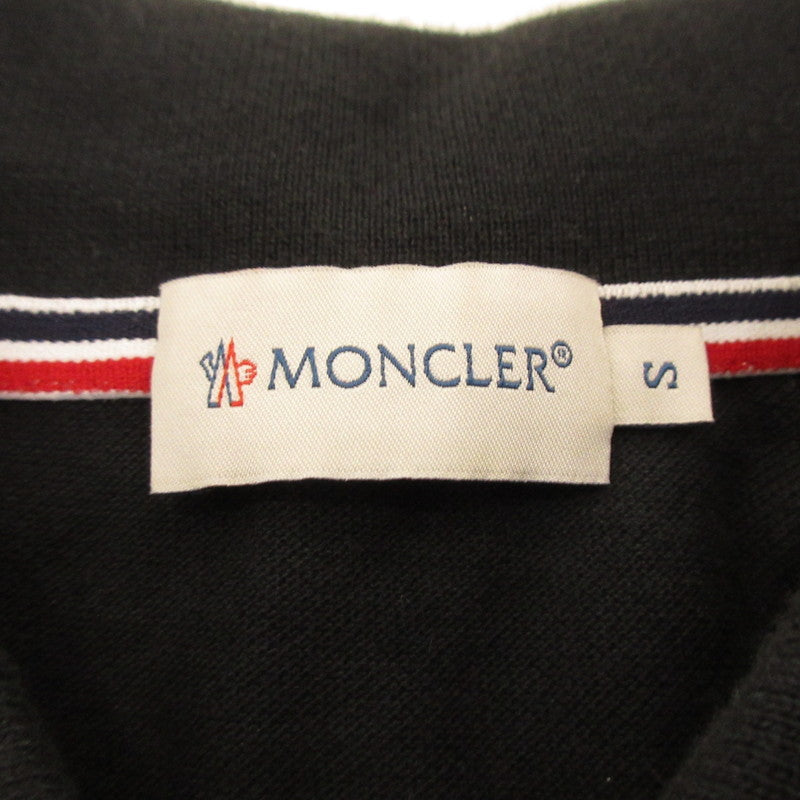 【中古】MONCLER | モンクレール ポロシャツ 8304399 ブラック サイズ:S