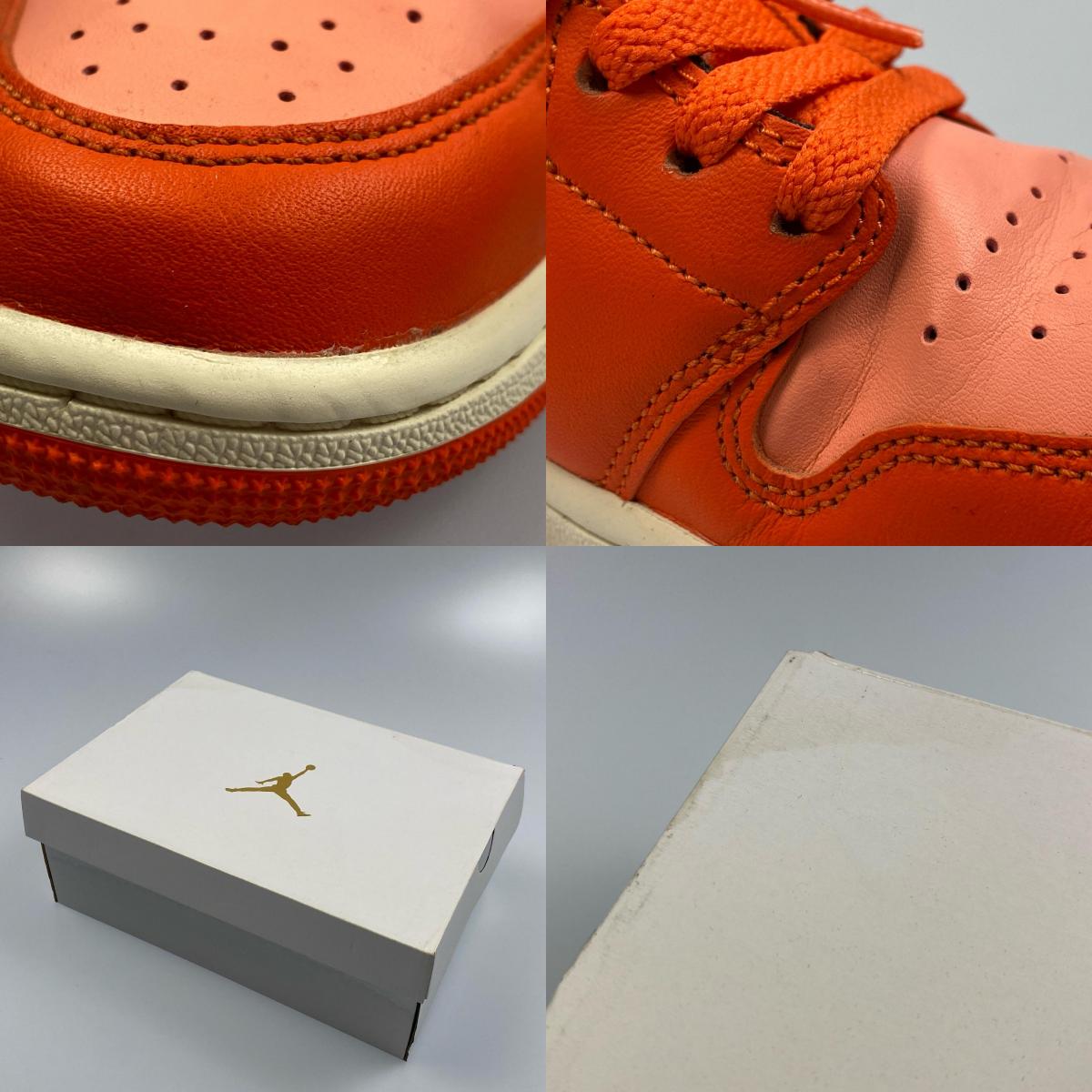 【中古】NIKE | ナイキ Women's Air Jordan 1 Mid スニーカー DM3381-600 2022S/S 27.0cm オレンジ 27cm