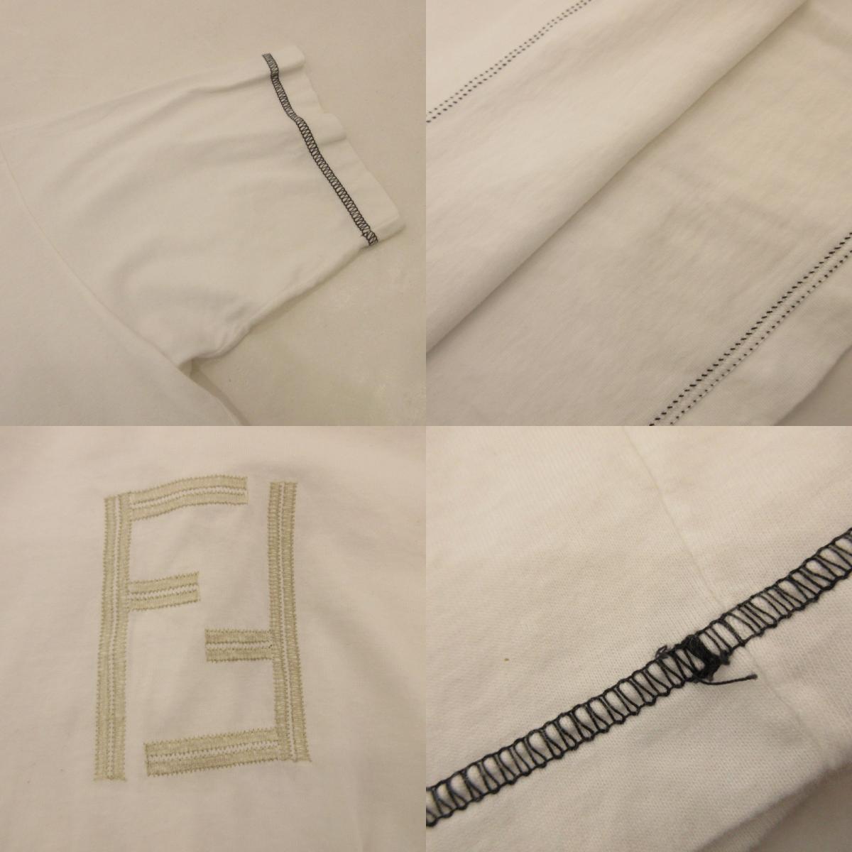 【中古】FENDI | フェンディ ポロシャツ 9805 8 ホワイト サイズ:38