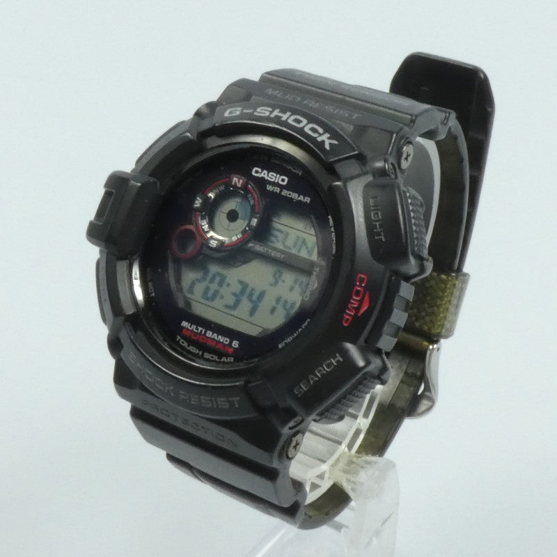 【中古】G-SHOCK | ジーショック MUDMAN 腕時計 GW-9300-1JF ブラック