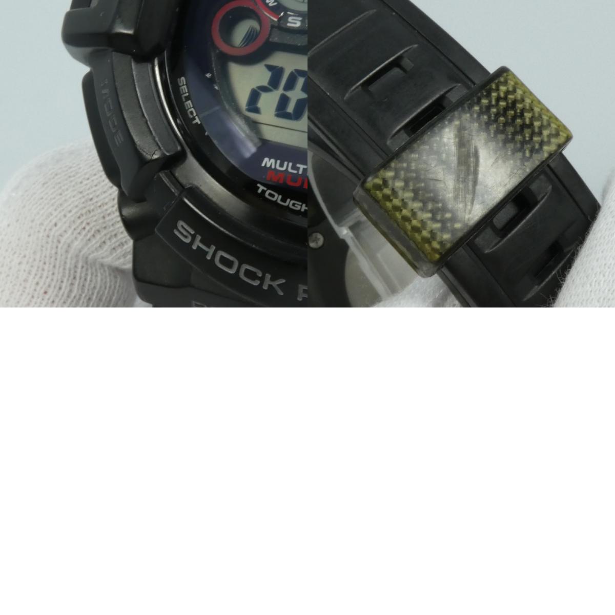 【中古】G-SHOCK | ジーショック MUDMAN 腕時計 GW-9300-1JF ブラック