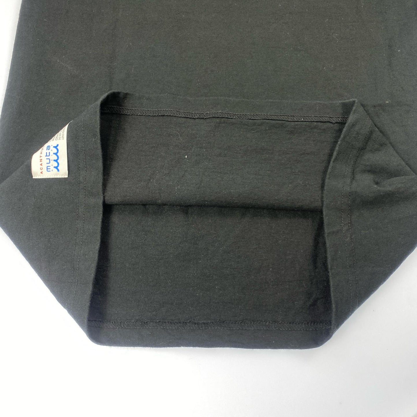 【中古】ACANTHUS | アカンサス OLD LOGO TEE 半袖Tシャツ MA2524 年式:2025S/S ×muta×PRO-TAG ブラック サイズ:M