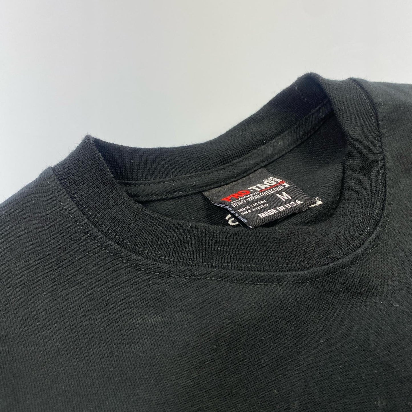 【中古】ACANTHUS | アカンサス OLD LOGO TEE 半袖Tシャツ MA2524 年式:2025S/S ×muta×PRO-TAG ブラック サイズ:M