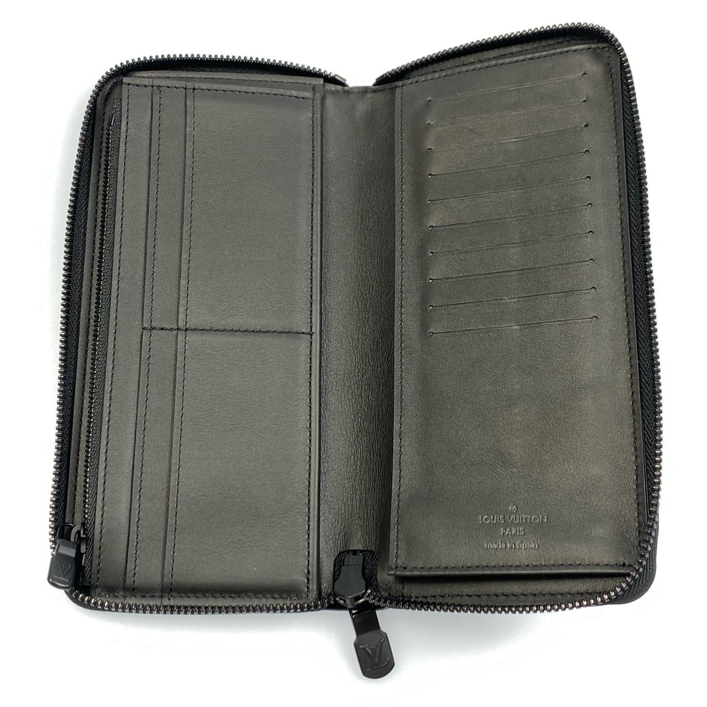 【中古】LOUIS VUITTON | ルイ・ヴィトン ジッピーウォレットヴェルティカル 長財布 M62902 モノグラム シャドウ CA5108 ラウンドファスナー長財布