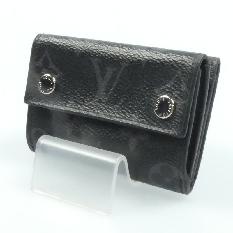 【中古】LOUIS VUITTON | ルイ・ヴィトン ディスカバリーコンパクトウォレット 長財布 M67630 ※イニシャルM.H入り