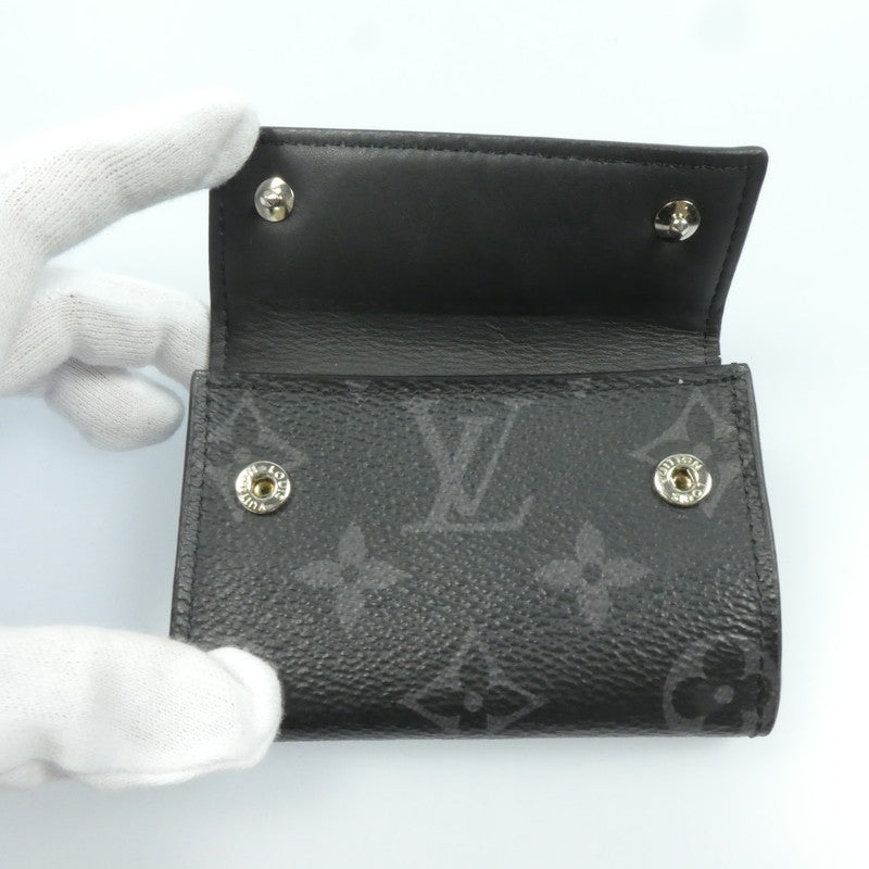 【中古】LOUIS VUITTON | ルイ・ヴィトン ディスカバリーコンパクトウォレット 長財布 M67630 ※イニシャルM.H入り