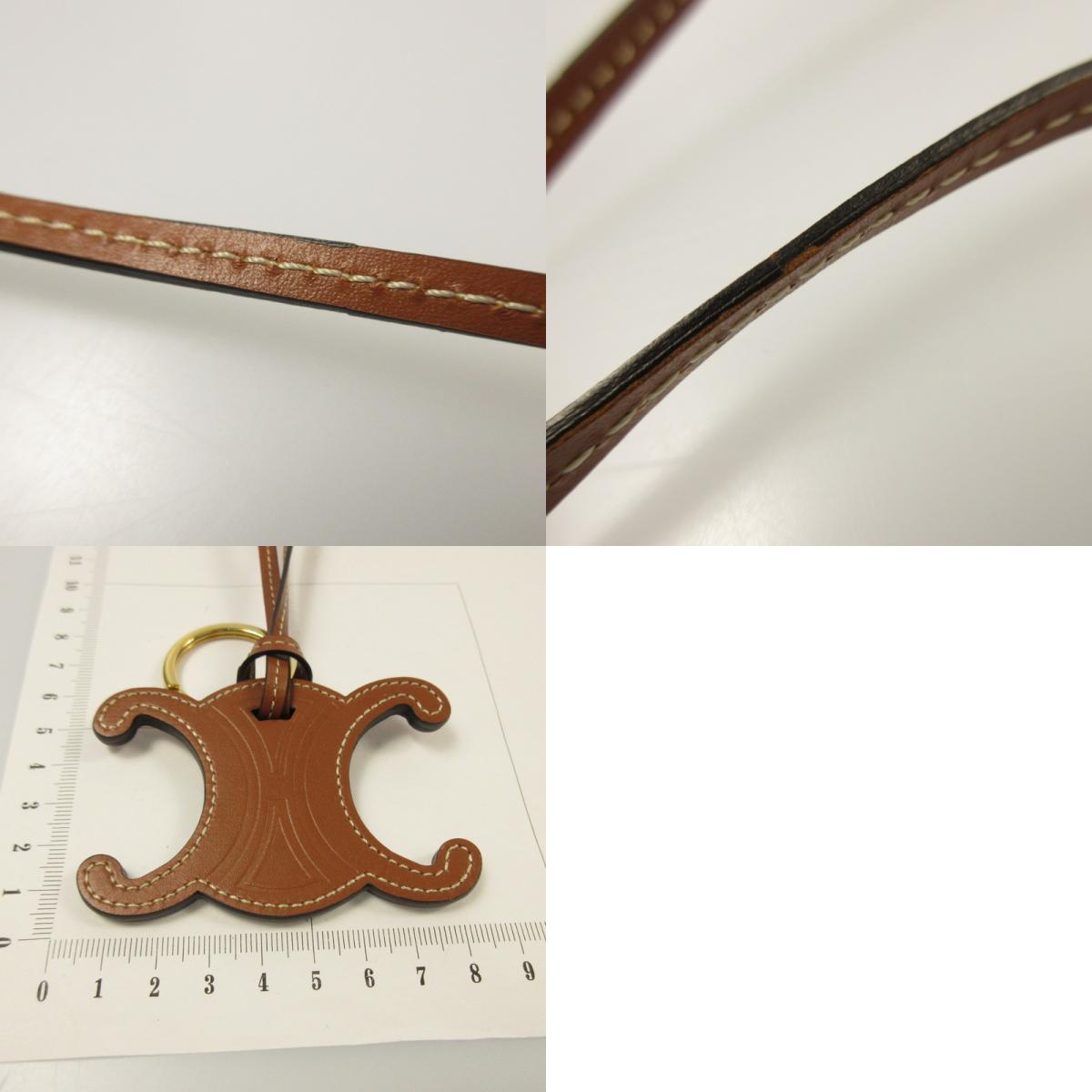 【中古】CELINE | セリーヌ トリオンフチャーム ストラップ 49I473