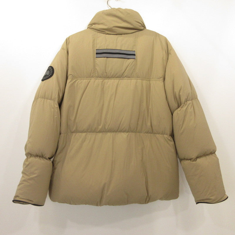 【中古】CANADA GOOSE | カナダグース ローレンスパッファージャケットブラックレーベル ダウンジャケット 2802MB 国内正規品 ベージュ サイズ:L