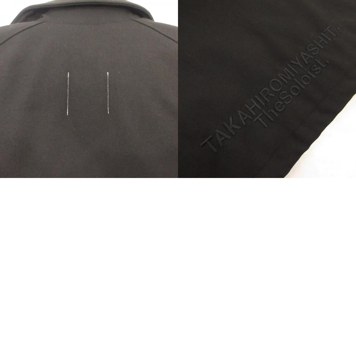 【中古】TAKAHIRO MIYASHITA TheSoloist. | タカヒロミヤシタソザソロイスト Wool Coach Jacket.(I AM THE SOLOIST.) 中綿ジャケット ブラック サイズ:M